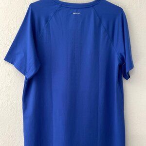 QUICK-DRI BOYS’HUSKY ACTIVEWEAR T-SHIRT BLUE